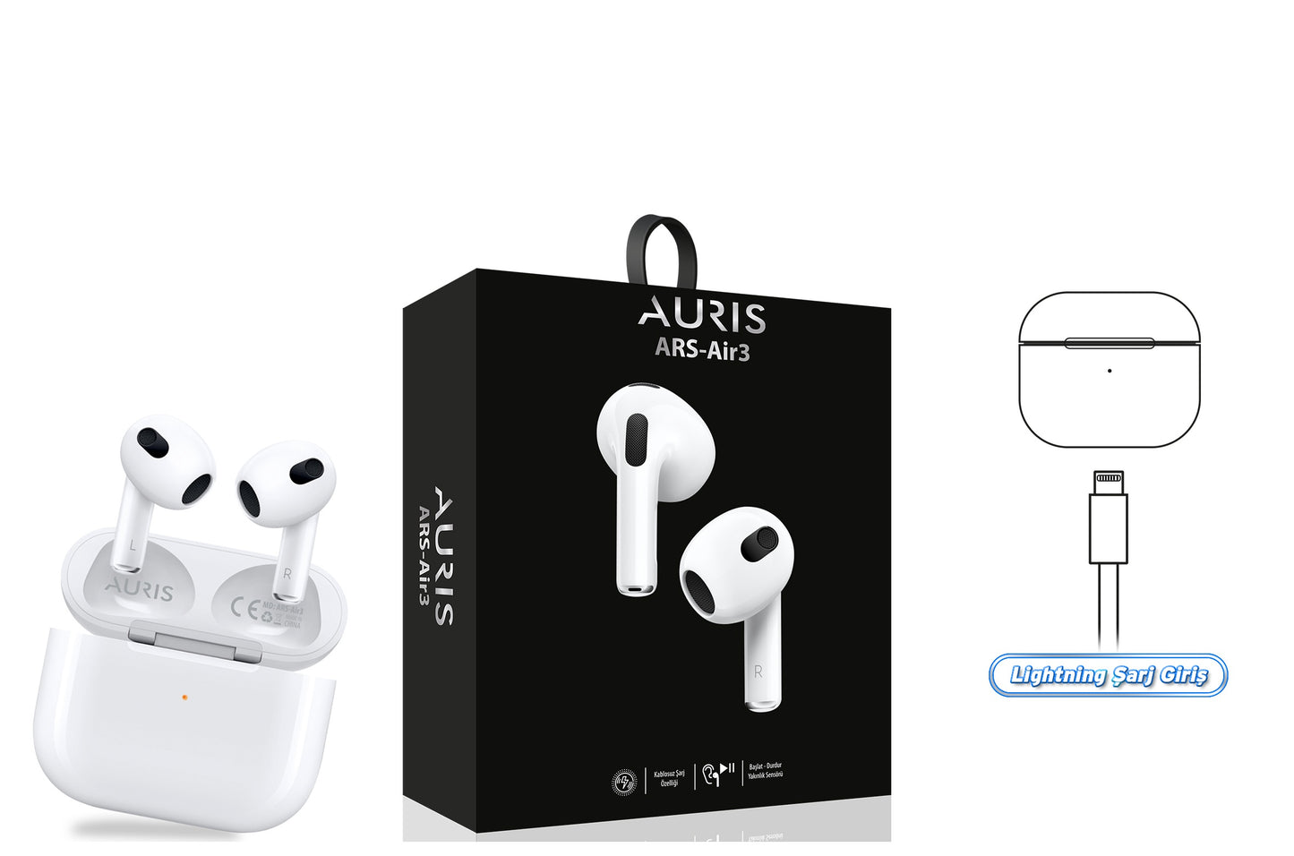 Toptan Bluetooth Kulaklık | Auris Airpods 3.Nesil