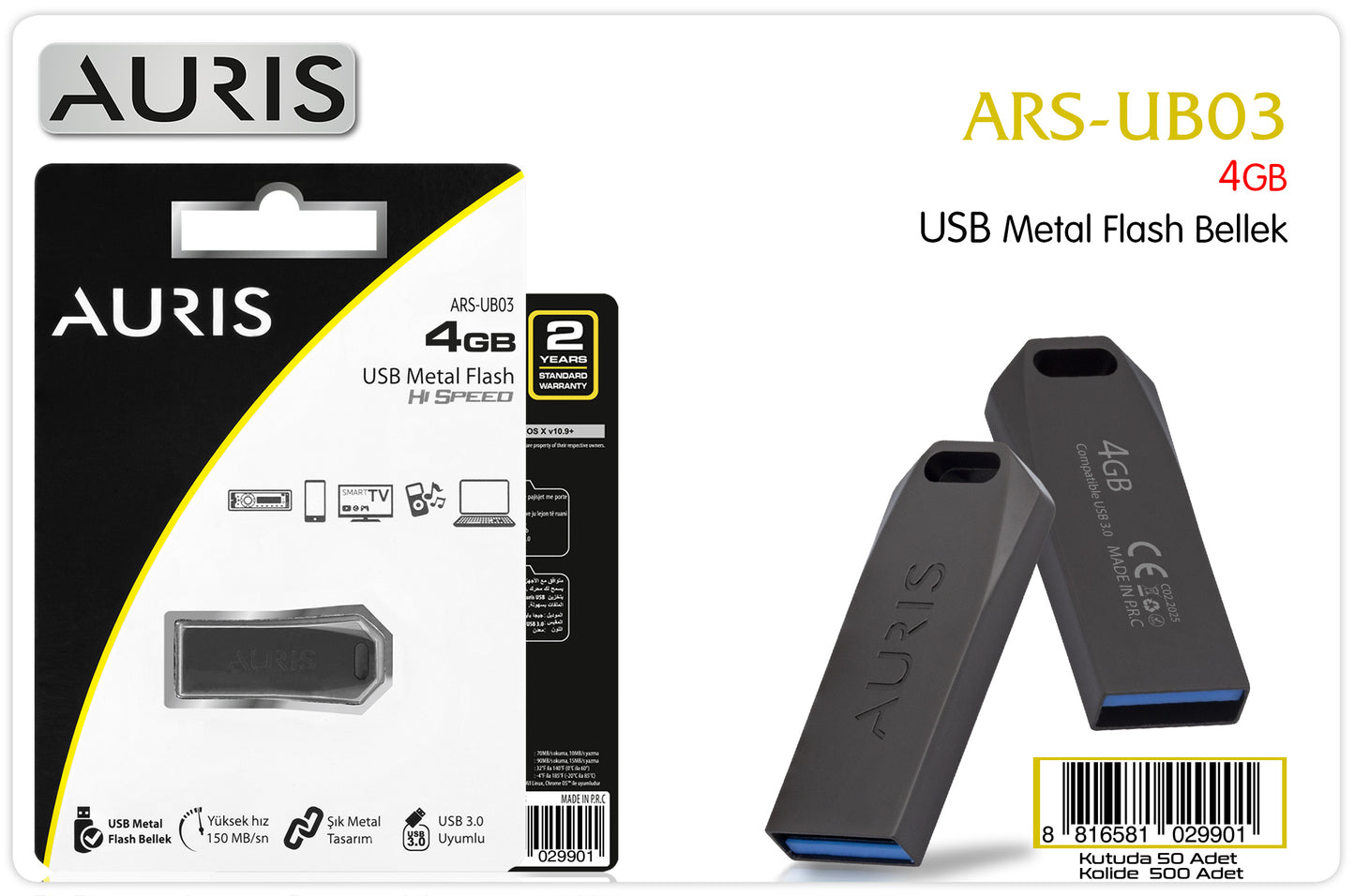 Auris 4 GB Metal Flash