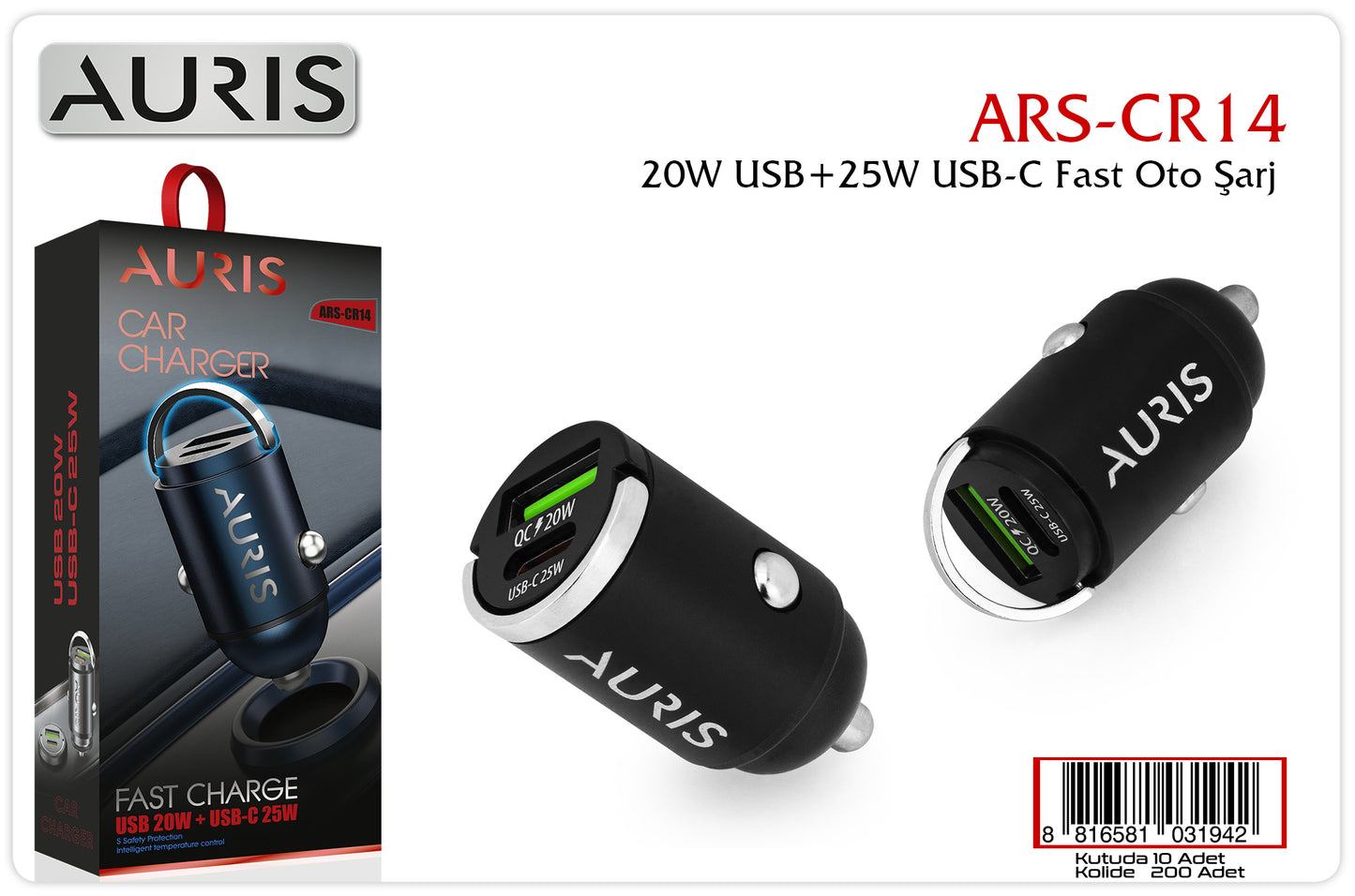 Auris CR14 Oto Kafa 45W