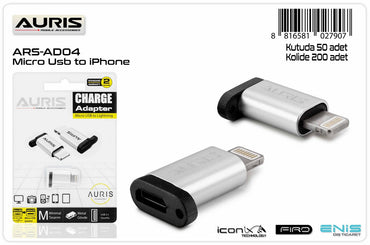 Toptan Çevirici| Auris AD04 Micro to Lightning Çeviri