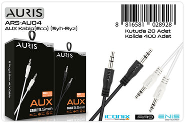 Toptan Aux Kablosu | Auris AU04 Aux Kablo Kibrit