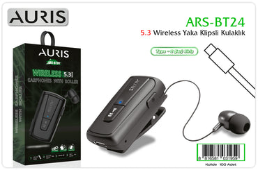 Toptan Bluetooth Kulaklık | Auris BT24 Makaralı Bluetooth Kulaklık