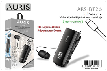Toptan Bluetooth Kulaklık | Auris BT26 Makaralı Bluetooth Kulaklık
