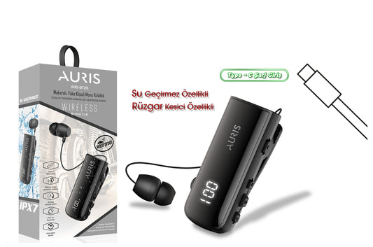 Toptan Bluetooth Kulaklık | Auris BT26 Makaralı Bluetooth Kulaklık