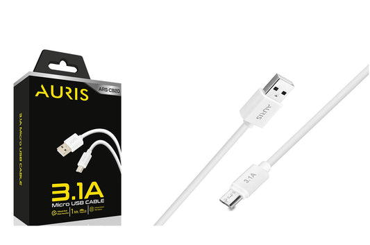 Toptan Şarj Kablosu | Auris CB20 Eco Micro Kablo 3.1A