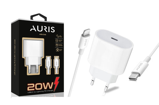 Toptan Şarj Aleti | Auris CH21 Lightning Set 20W