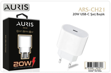 Toptan Şarj Başlığı | Auris CH21 Usb-C Kafa 20W