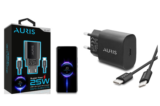 Toptan Şarj Aleti | Auris CH25 25W Type-C Set