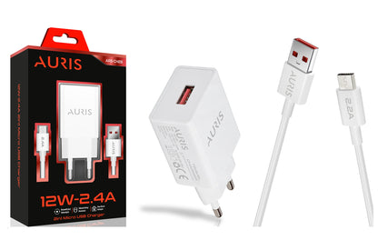 Toptan Şarj Aleti | Auris CH28 Micro Set 2.4A