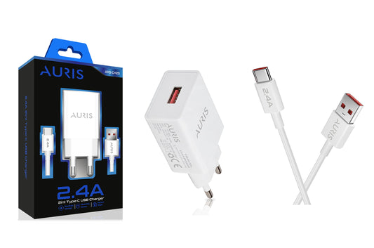 Toptan Şarj Aleti | Auris CH29 Type-C Set 2.4A