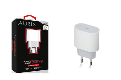Toptan Şarj Başlığı | Auris CH38 Usb-C Kafa 35W ( i15 )
