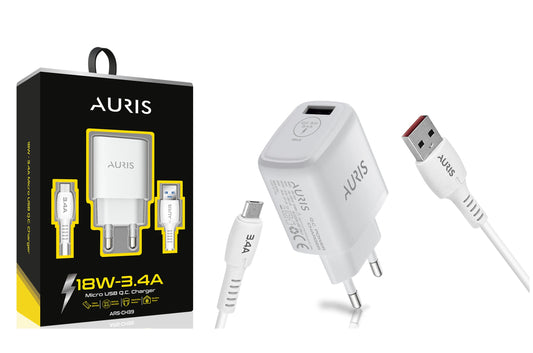 Toptan Şarj Aleti | Auris CH39 Micro Fast Set 3.4A