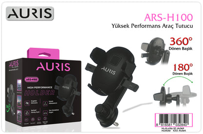 Toptan Telefon Tutucu | Auris H100 Araç İçi Telefon Tutucu