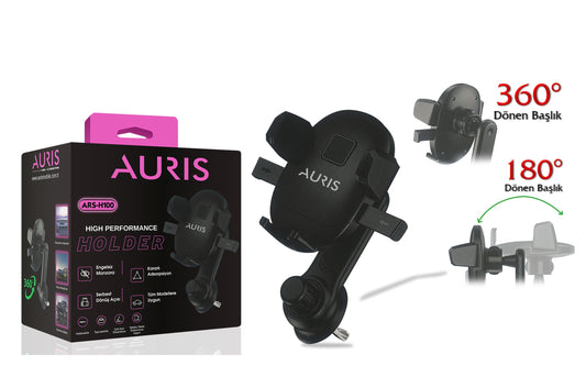 Toptan Telefon Tutucu | Auris H100 Araç İçi Telefon Tutucu