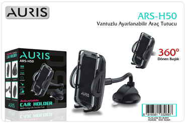 Toptan Telefon Tutucu | Auris H50 Araç İçi Telefon Tutucu