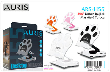 Toptan Telefon Tutucu | Auris H55 Telefon ve Tablet Tutucu Pati Masa Üstü
