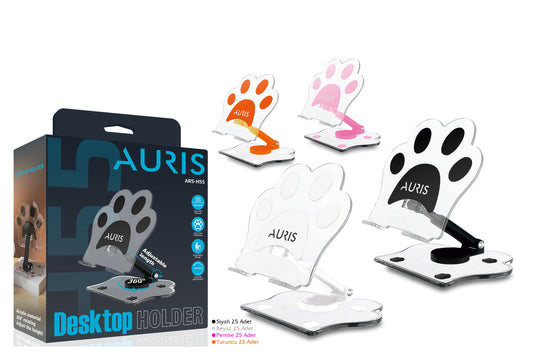 Toptan Telefon Tutucu | Auris H55 Telefon ve Tablet Tutucu Pati Masa Üstü
