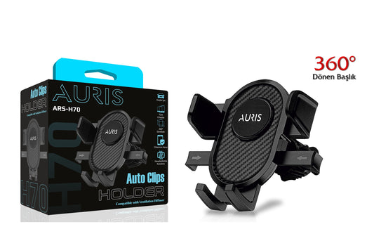 Toptan Telefon Tutucu | Auris H70 Araç İçi Telefon Tutucu