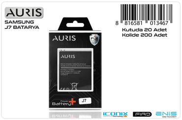 Toptan Telefon Bataryası | Auris J7 / J4 / ON7 Batarya