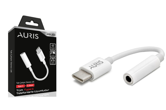 Toptan Kulaklık Çevirici | Auris JA01 Type-C Jack
