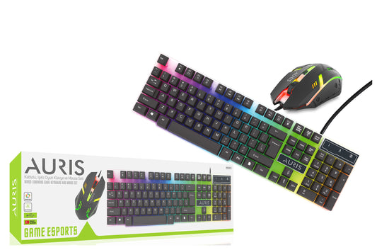 Toptan Klavye | Auris KGC10 Oyuncu Set Klavye ve Mouse