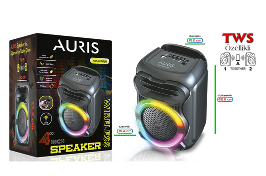 Toptan Müzik Çalar | Auris KLN160 Speaker 4 inç