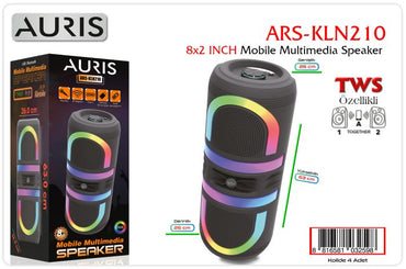 Toptan Müzik Çalar | Auris KLN210 Speaker 2X8 inç