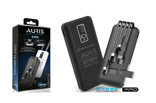 Toptan Powerbank | Auris KP17 10.000 Mah Kablolu Standlı