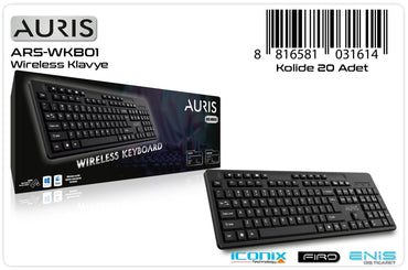 Toptan Klavye | Auris WKB01 Wireless Klavye