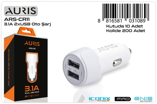 Auris CR11 Oto Kafa 3.1A