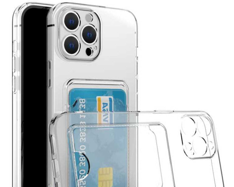 Toptan Telefon Kılıfı | Şeffaf Kartlı Silikon Kılıf Apple İphone Modelleri
